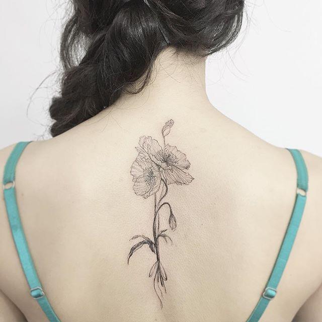 tatuaje flores 141