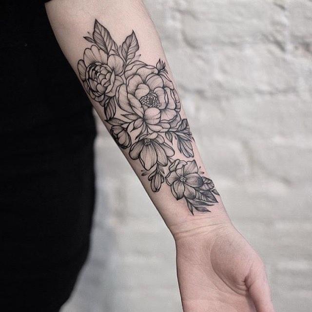 tatuaje flores 211