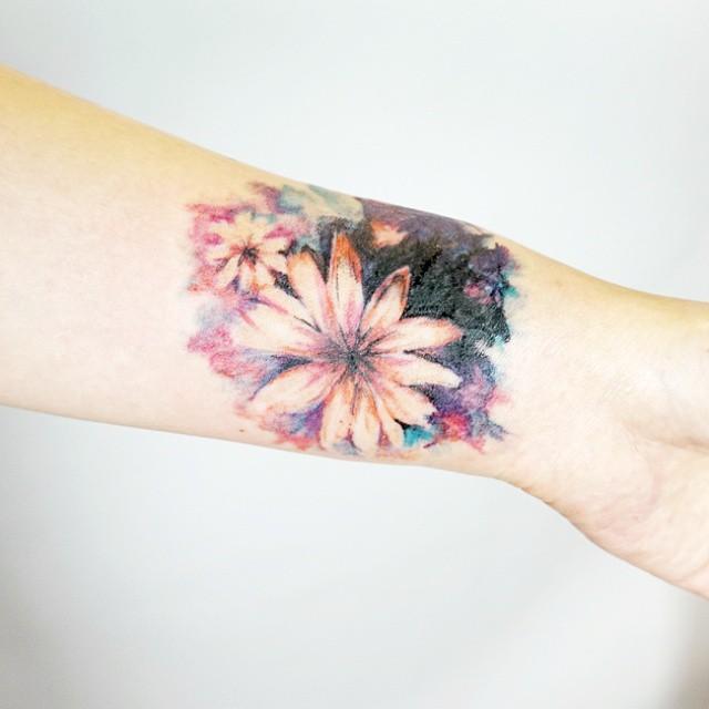 tatuaje flores 501