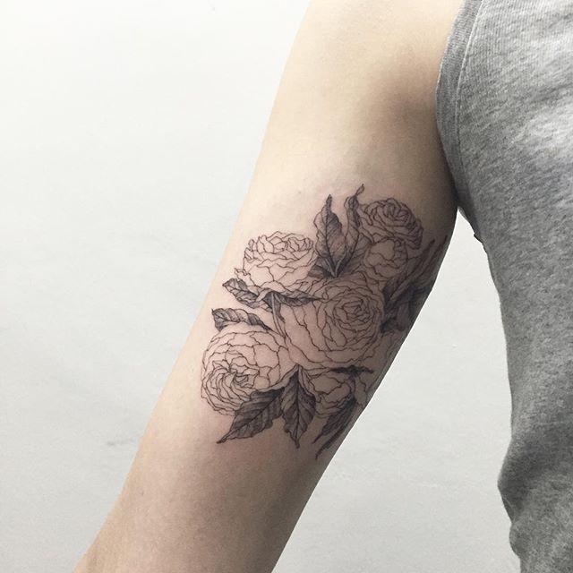 tatuaje flores 671