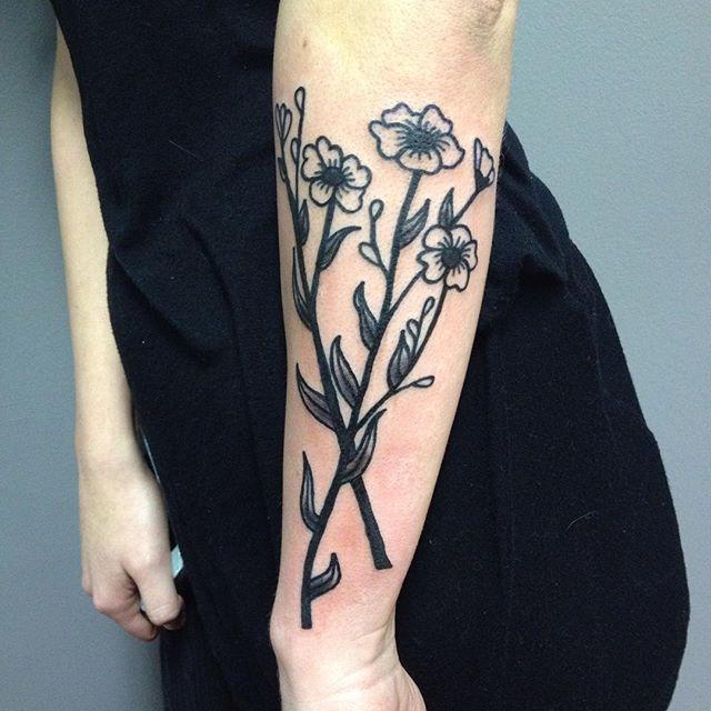 tatuaje flores 71