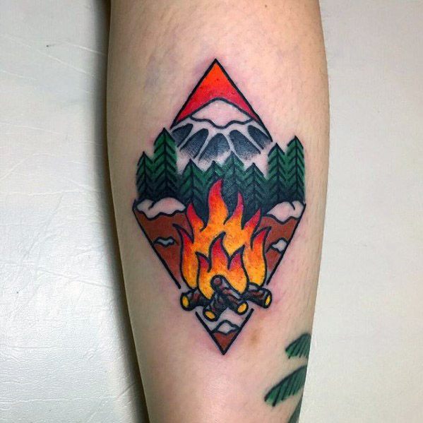 tatuaje fuego hoguera 08