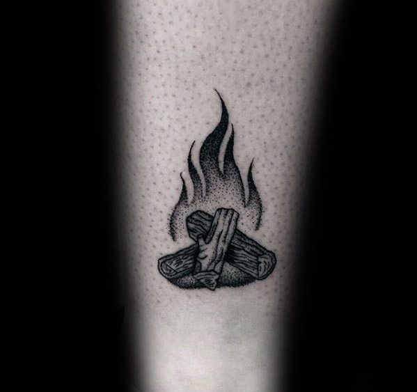 tatuaje fuego hoguera 46