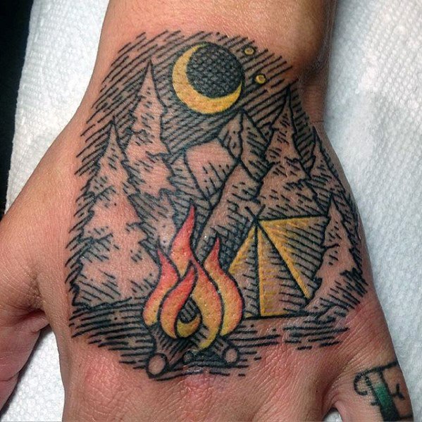tatuaje fuego hoguera 52