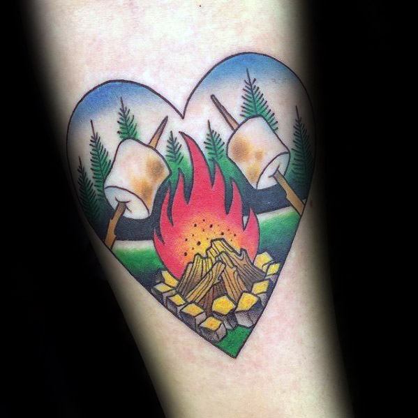 tatuaje fuego hoguera 78