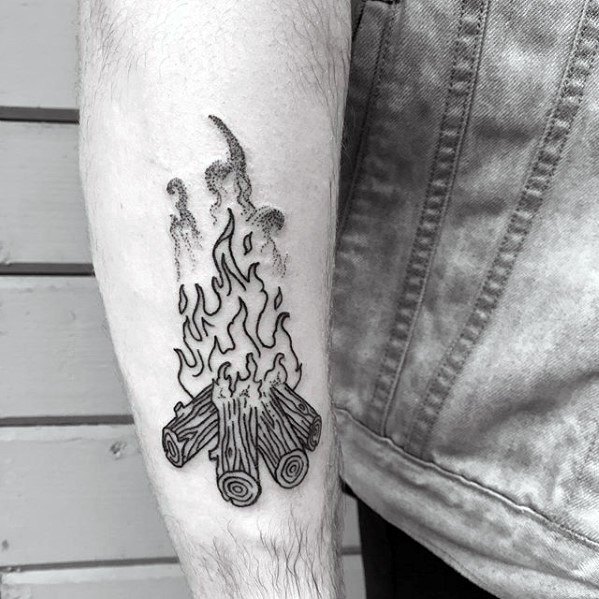 tatuaje fuego hoguera 94