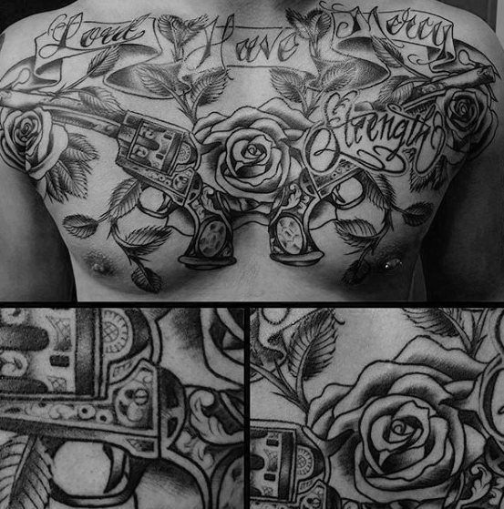 tatuaje guns and roses 08