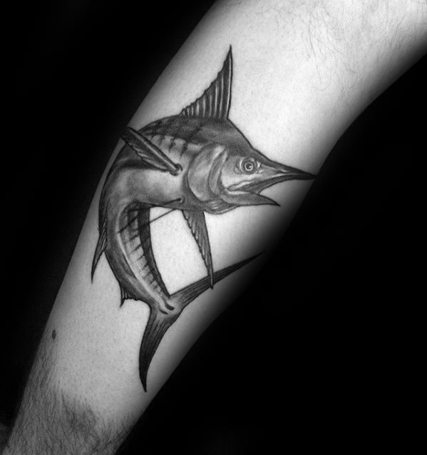 tatuaje marlin pez aguja 108