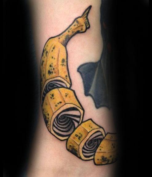 tatuaje banana platano 02