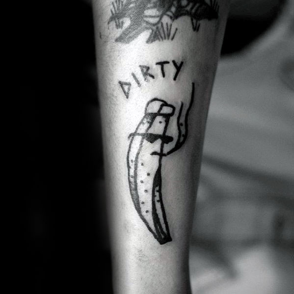 tatuaje banana platano 18