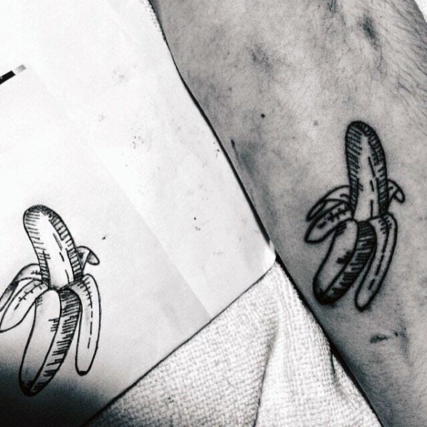tatuaje banana platano 56