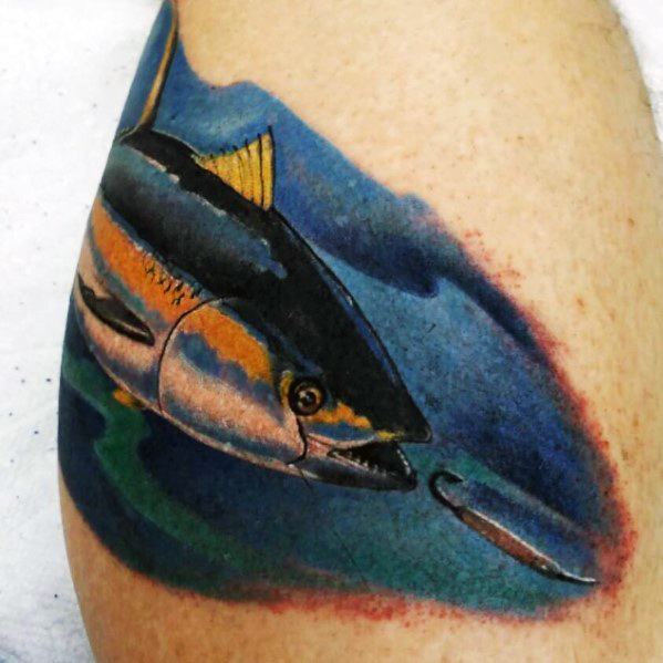 65 Tatuajes de atunes (con el significado)