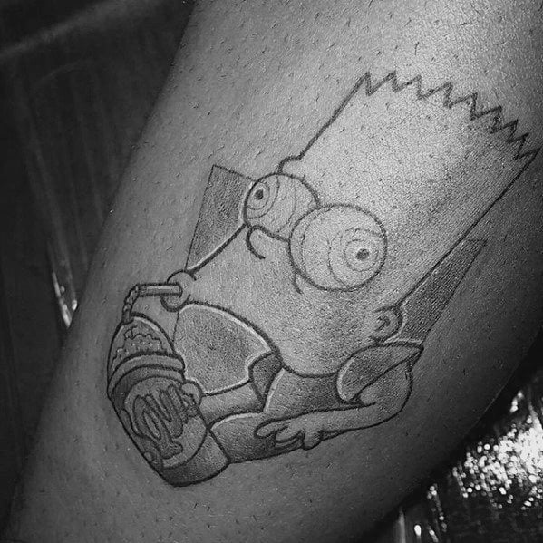 tatuaje bart simpson 44