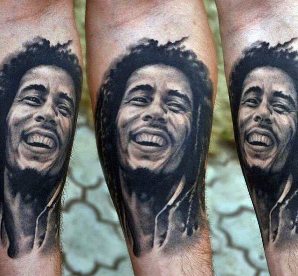 50 Tatuajes de Bob Marley ¿Qué simbolizan estos diseños?