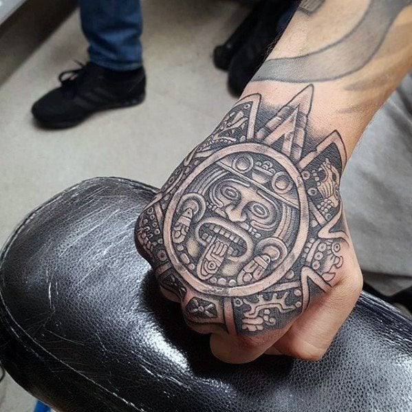 33 Tatuajes del calendario maya (azteca) con el significado