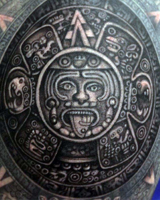tatuaje calendario maya 26