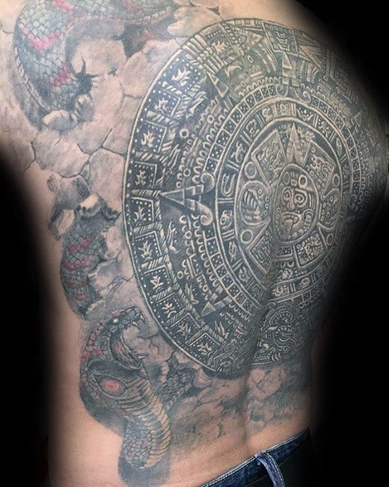 tatuaje calendario maya 36