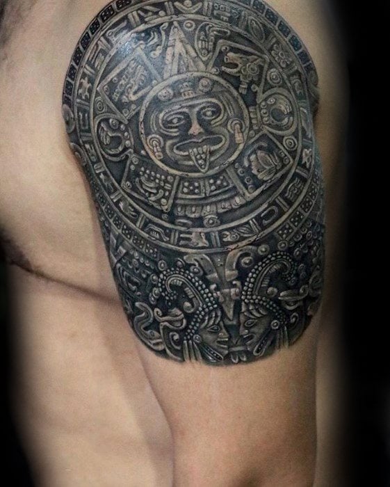 tatuaje calendario maya 46