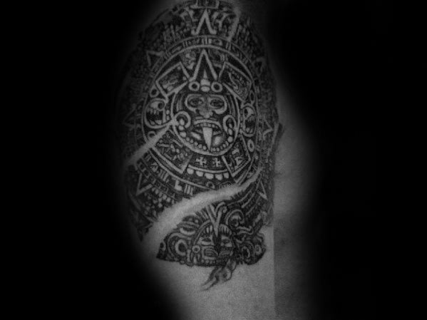 tatuaje calendario maya 48