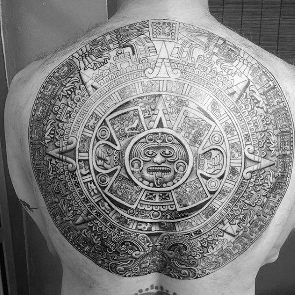 tatuaje calendario maya 66