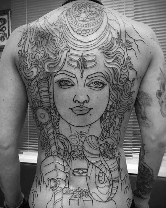 tatuaje dios shiva 102