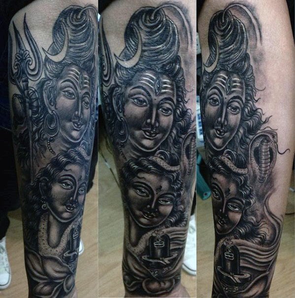 tatuaje dios shiva 34