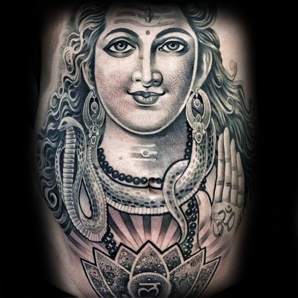 tatuaje dios shiva 46