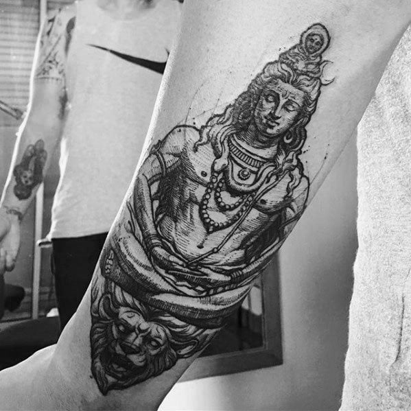 tatuaje dios shiva 72