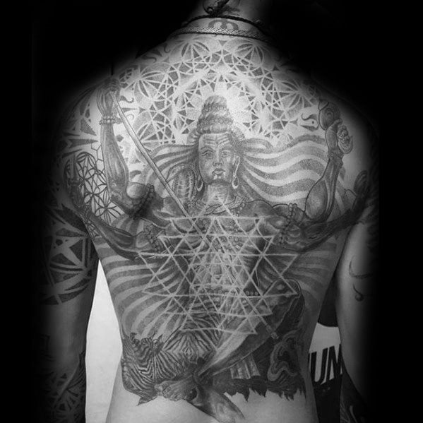 tatuaje dios shiva 88