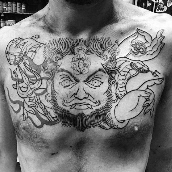 tatuaje dios shiva 90