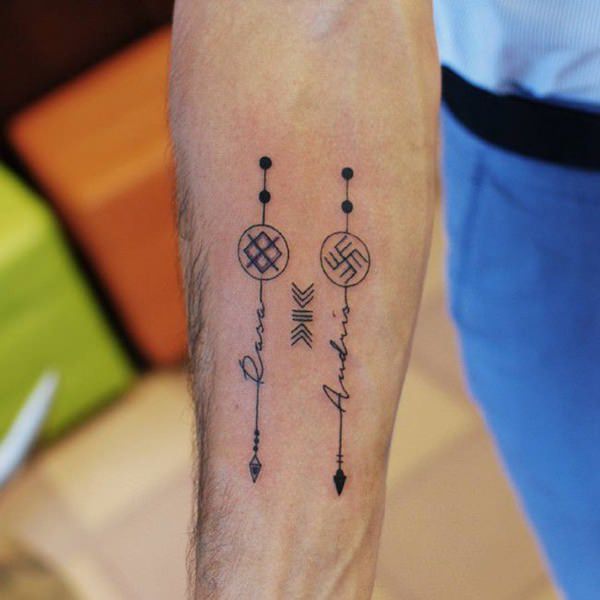 tatuaje flecha 203