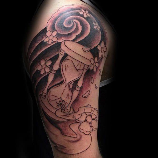 tatuaje flor de cerezo 127