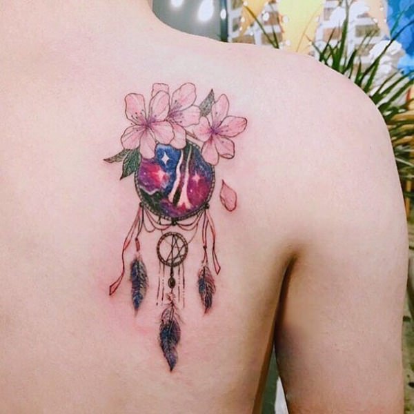 tatuaje flor de cerezo 161