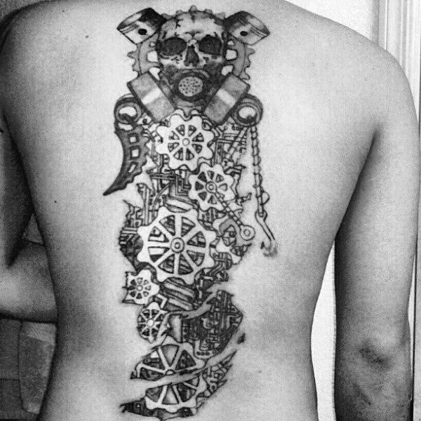 tatuaje columna vertebral 156