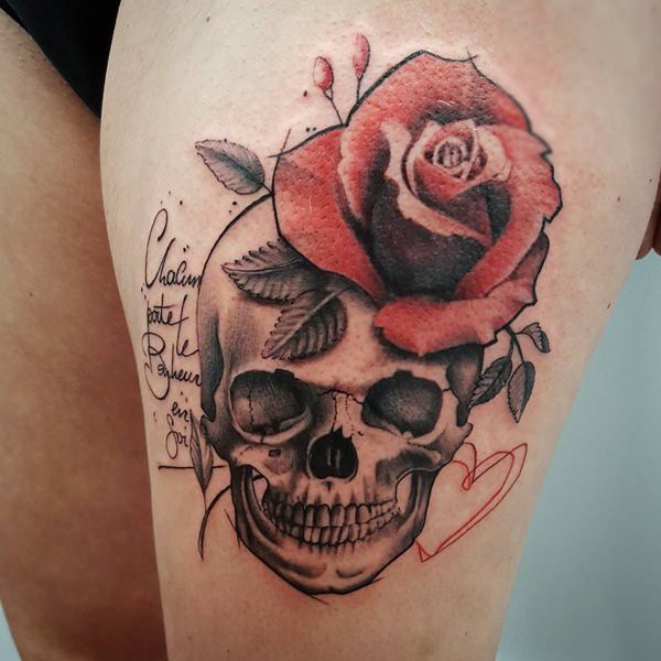tatuaje craneo 243