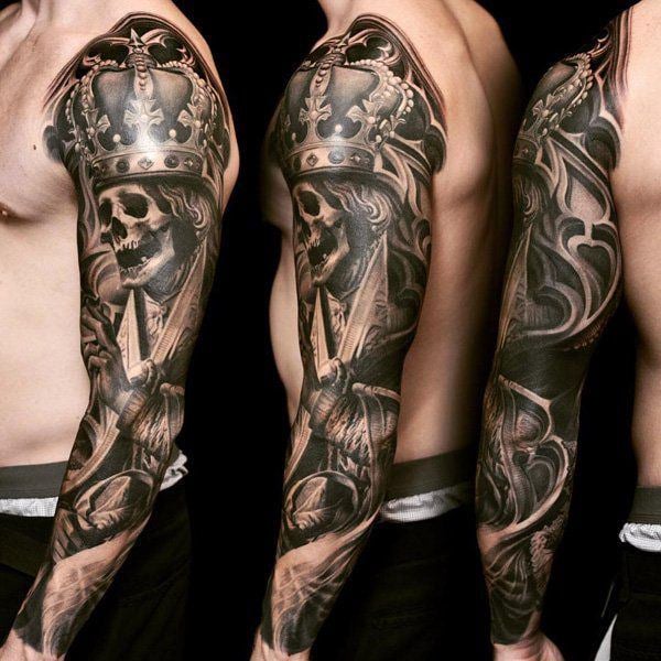 tatuaje craneo 284