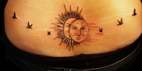 tatuaje sol luna 173
