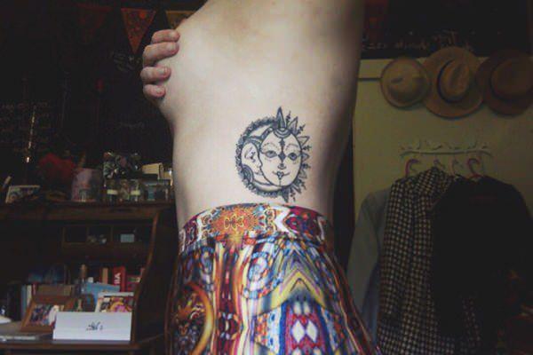 tatuaje sol luna 183