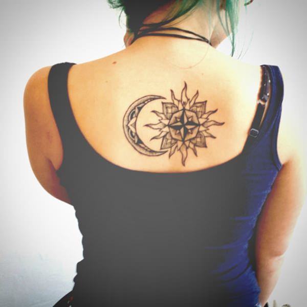 100 Tatuajes del SOL y la LUNA: Misterio, Energía y Más