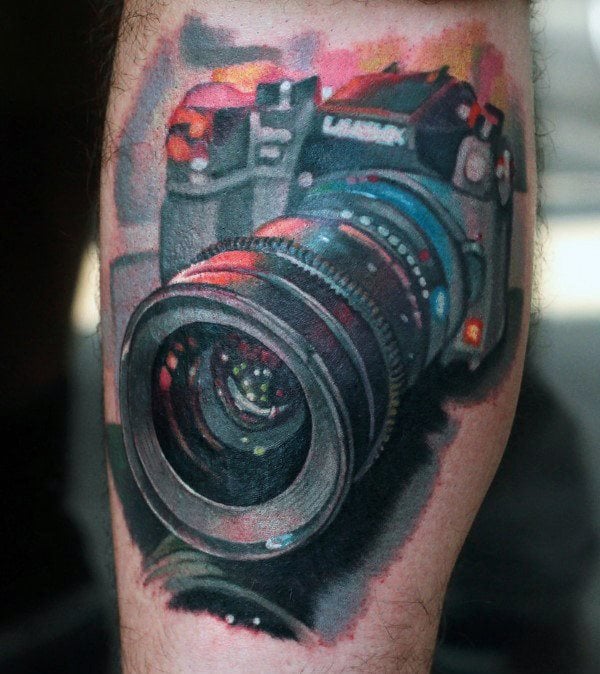 tatuaje camara fotografica 107