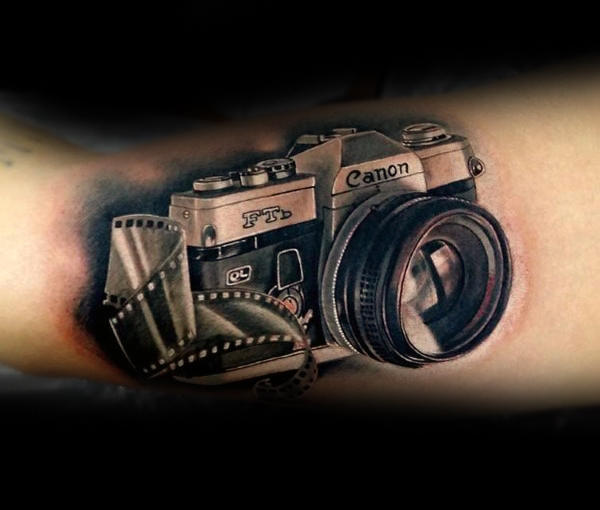tatuaje camara fotografica 13