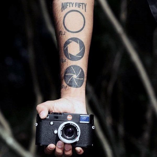 tatuaje camara fotografica 23