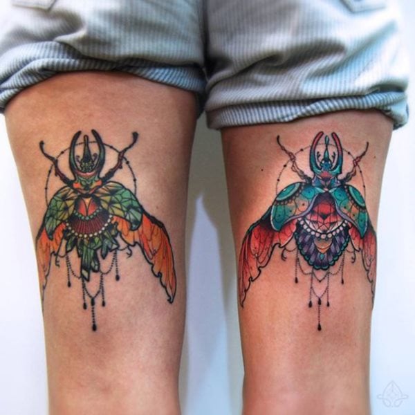 tatuaje escarabajo 106