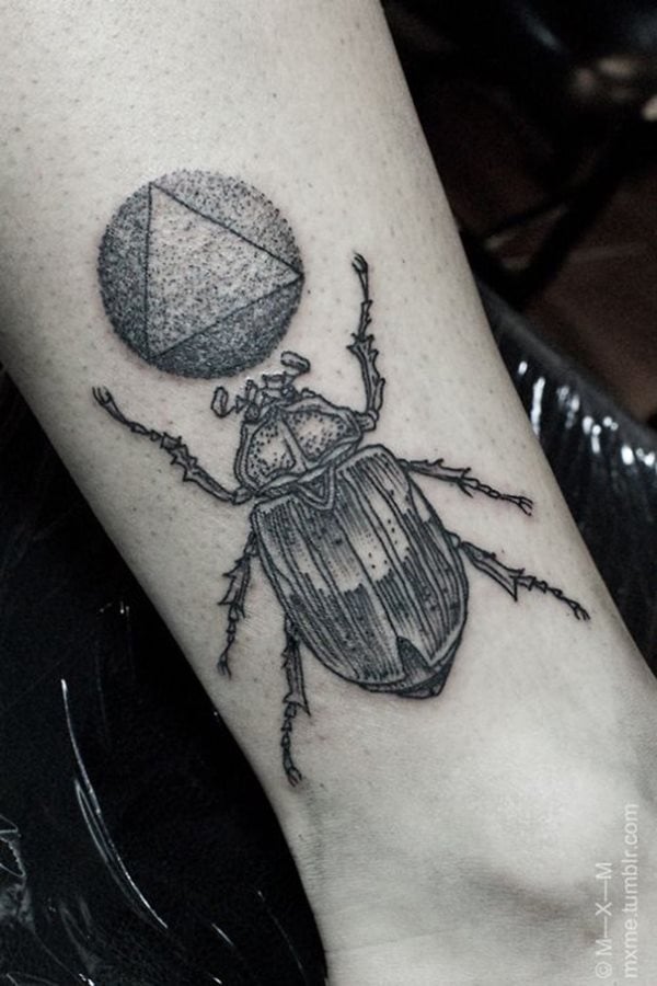 tatuaje escarabajo 114
