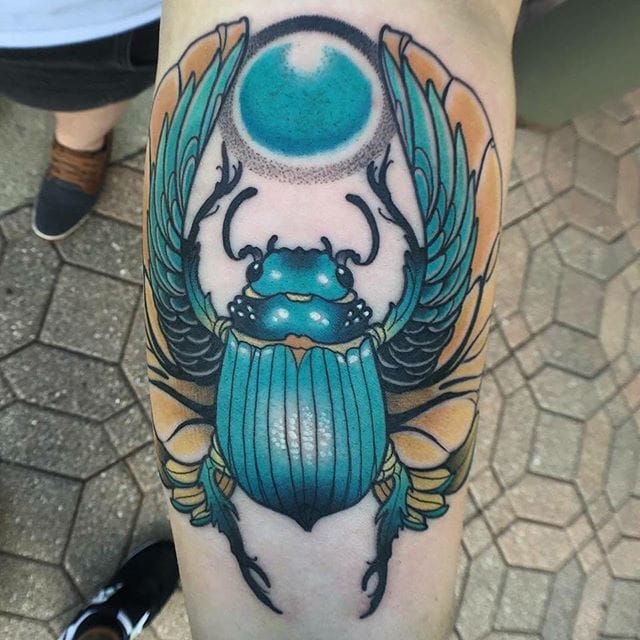 tatuaje escarabajo 16