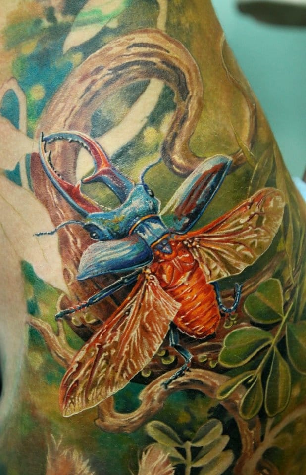 tatuaje escarabajo 44