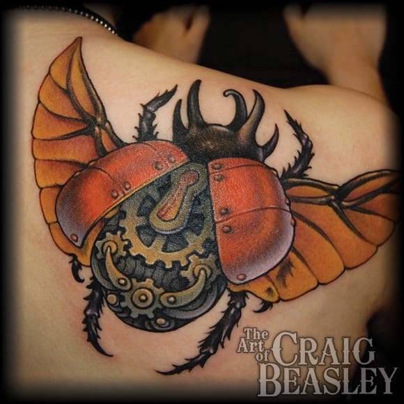 tatuaje escarabajo 56