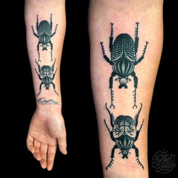 tatuaje escarabajo 80