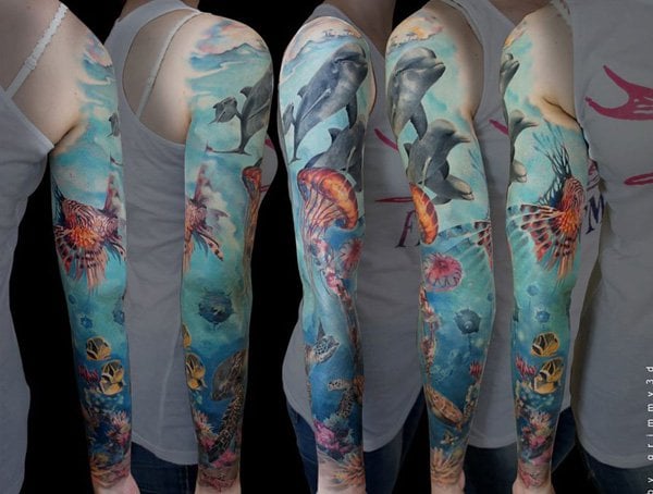 tatuaje delfin 11