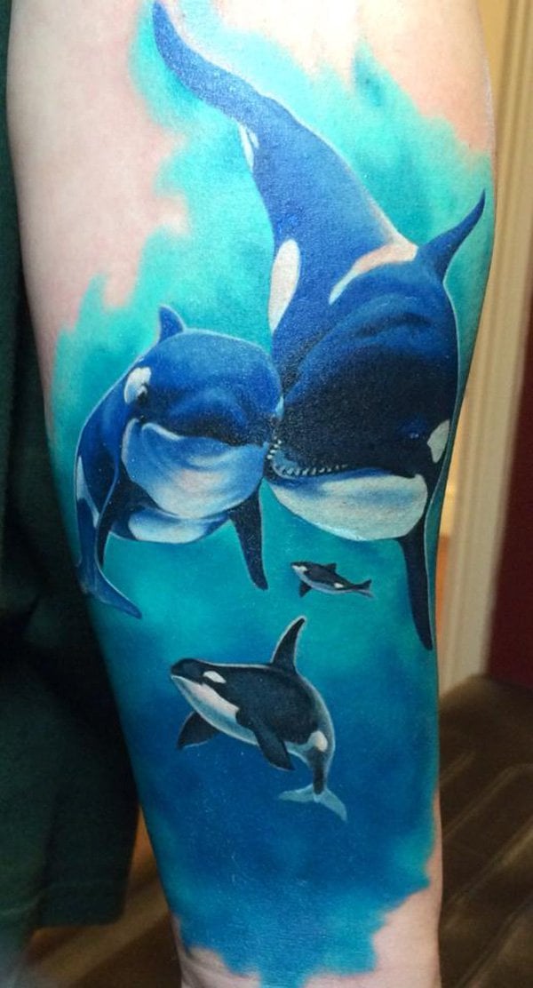 tatuaje delfin 15
